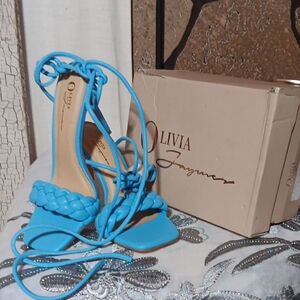 Women's Blue Strappy Sandals